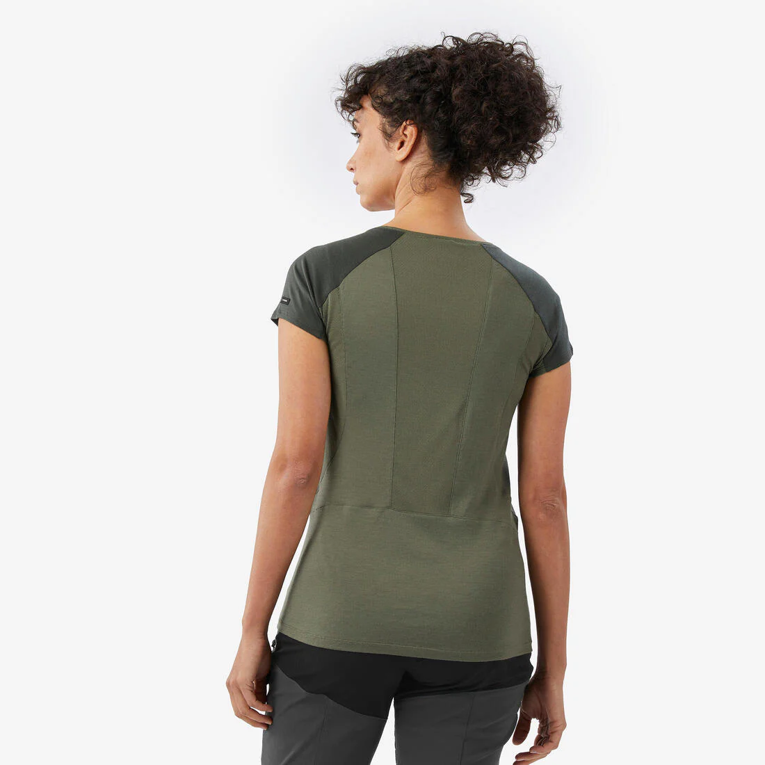 Women’s trekking merino wool short-sleeved T-shirt Merino Resist - Image 4