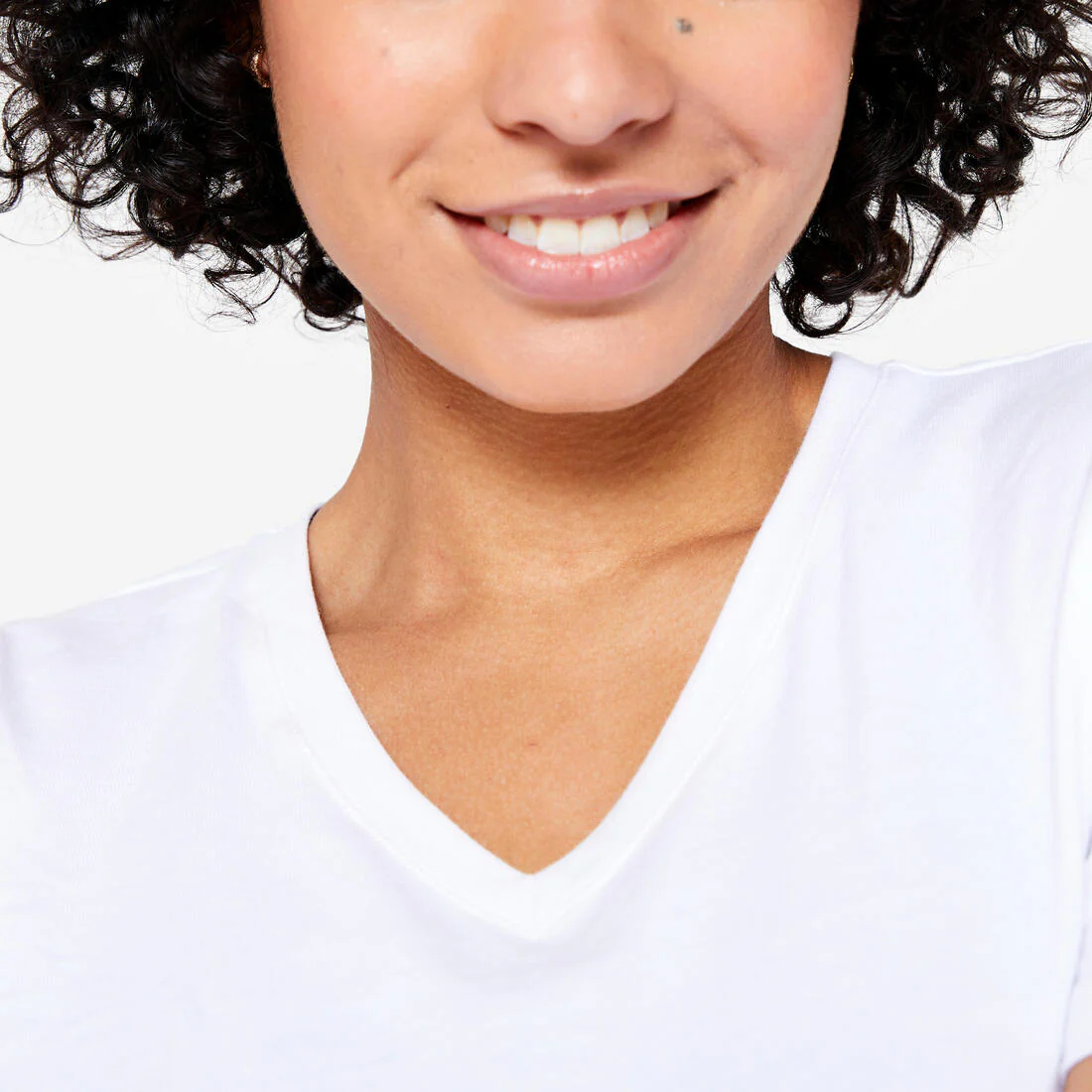 Women's V-Neck Cotton Fitness T-Shirt - Image 14