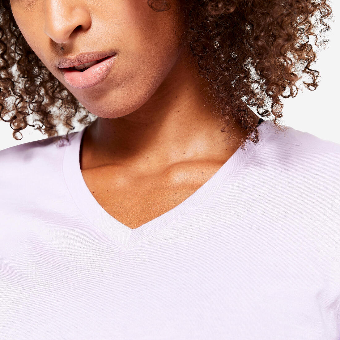 Women's V-Neck Cotton Fitness T-Shirt - Image 15