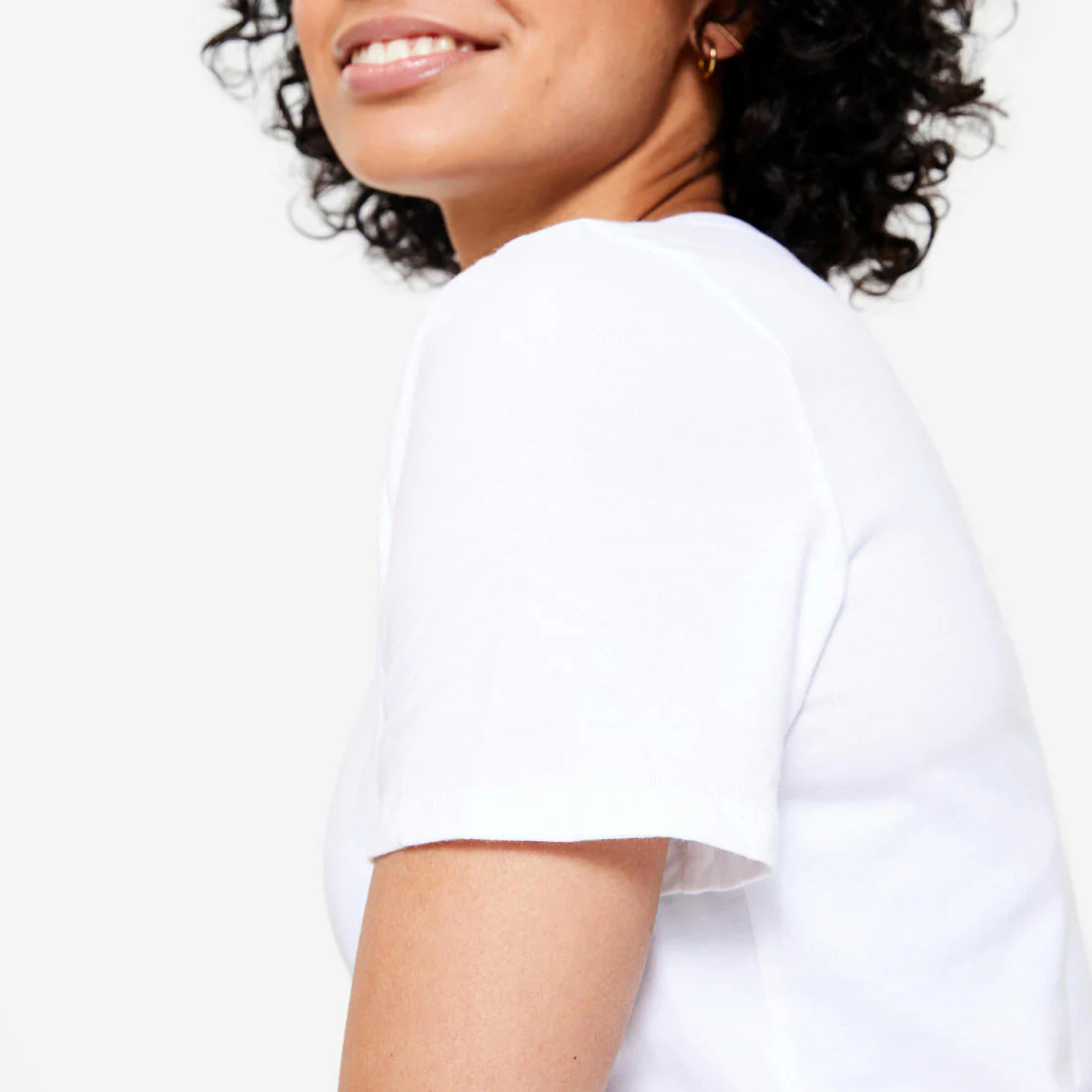 Women's V-Neck Cotton Fitness T-Shirt - Image 24