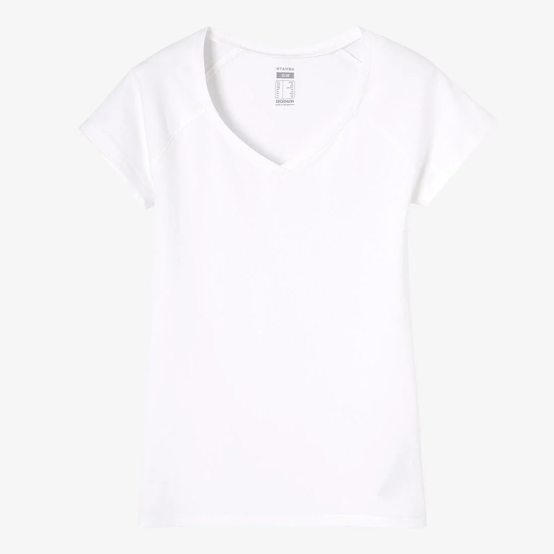 Women's V-Neck Fitness T-Shirt 500 - Ice - Image 19