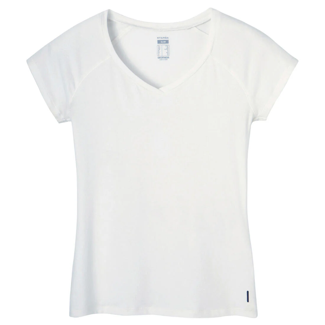 Women's V-Neck Fitness T-Shirt 500 - Ice - Image 20
