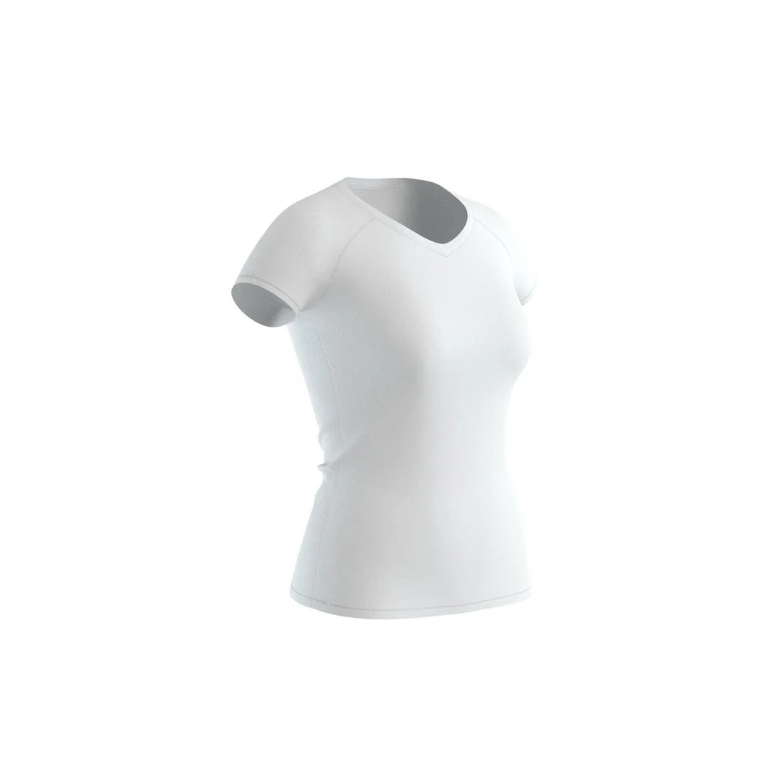 Women's V-Neck Fitness T-Shirt 500 - Ice - Image 26