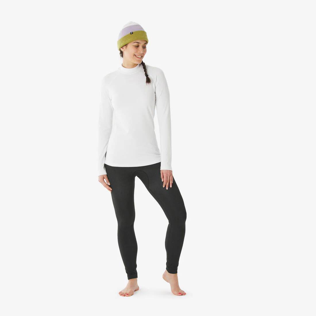Women’s Warm and Breathable Thermal Base Layer Top BL 500 - Image 3