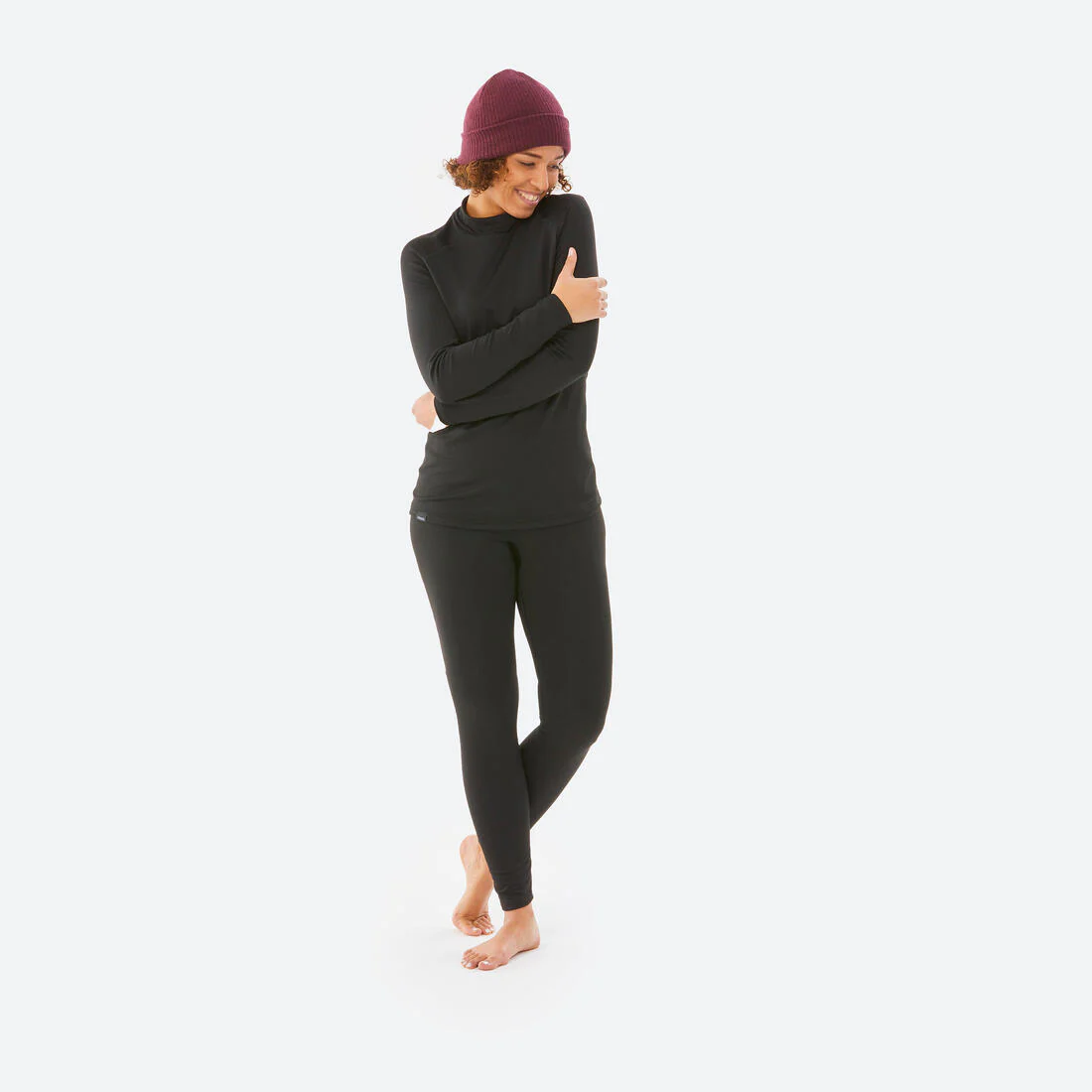 Women’s Warm and Breathable Thermal Base Layer Top BL 500 - Image 9