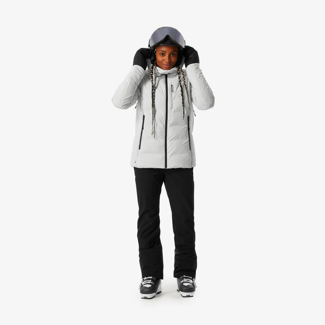 Women’s warm and waterproof ski padded jacket 500 WARM - Image 3