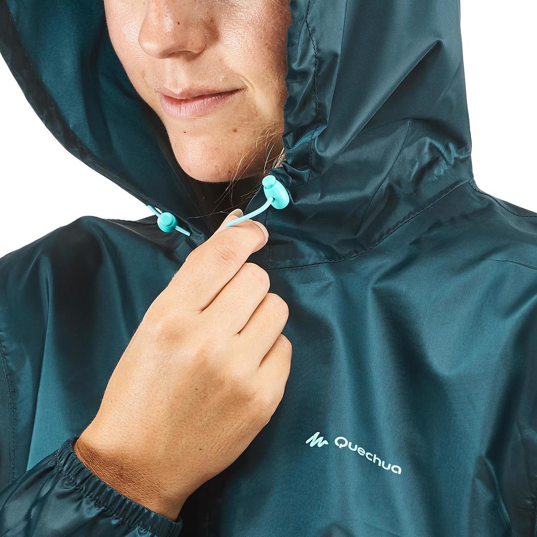 Women’s Water-repellent, Windproof Hiking Jacket Raincut 1/2 Zip - Image 5