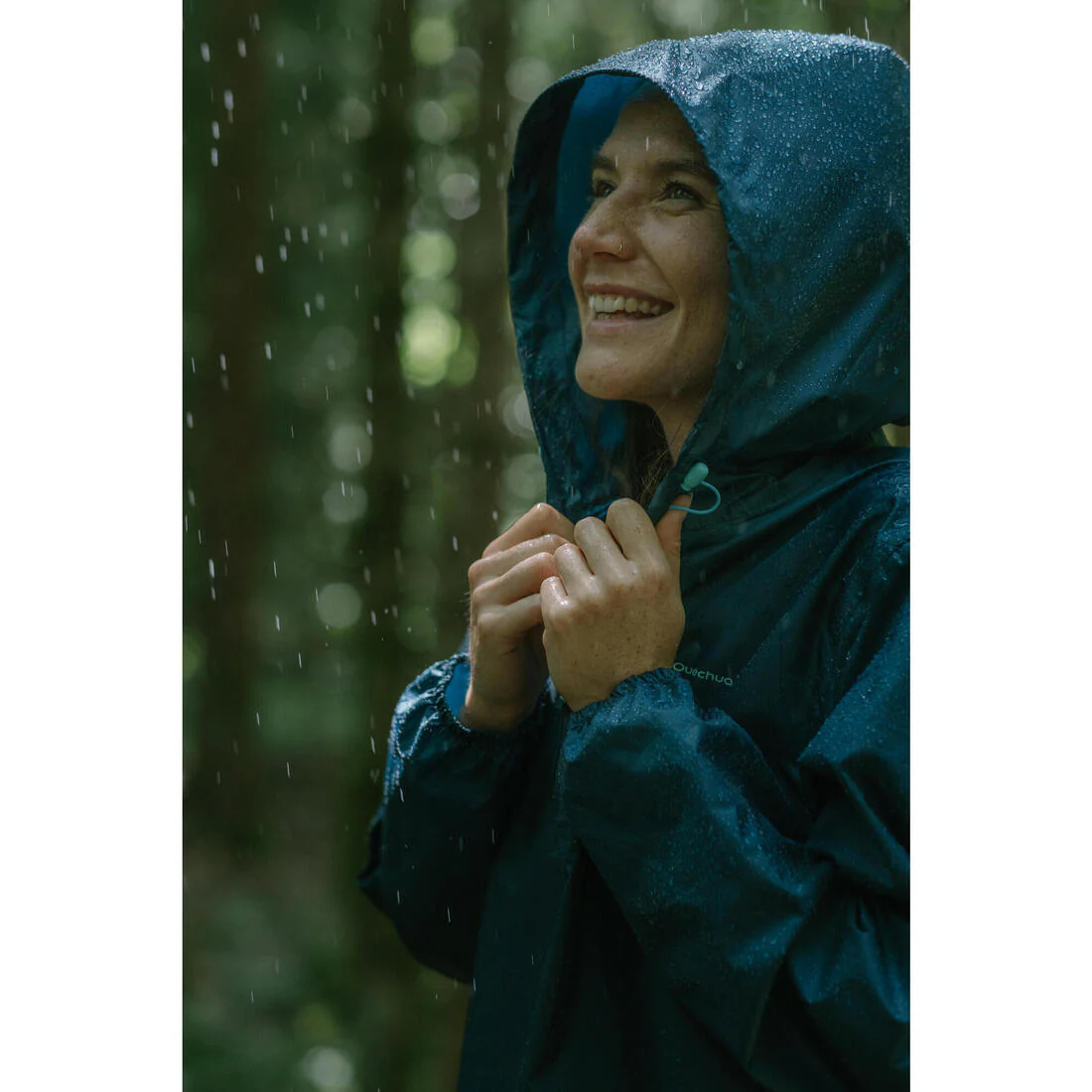 Women’s Water-repellent, Windproof Hiking Jacket Raincut 1/2 Zip - Image 7