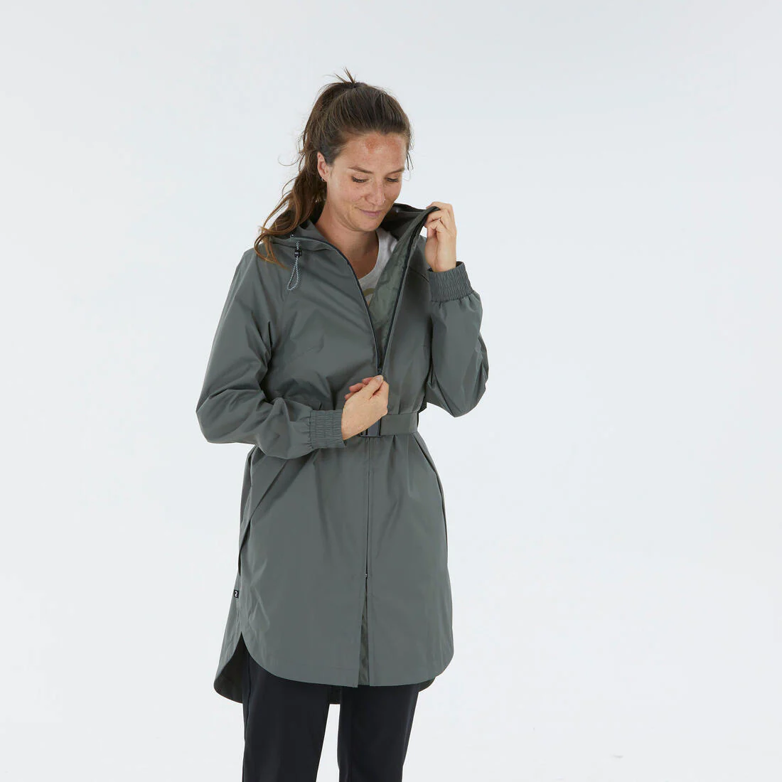 Women’s waterproof hiking jacket, Raincut Long - Image 19
