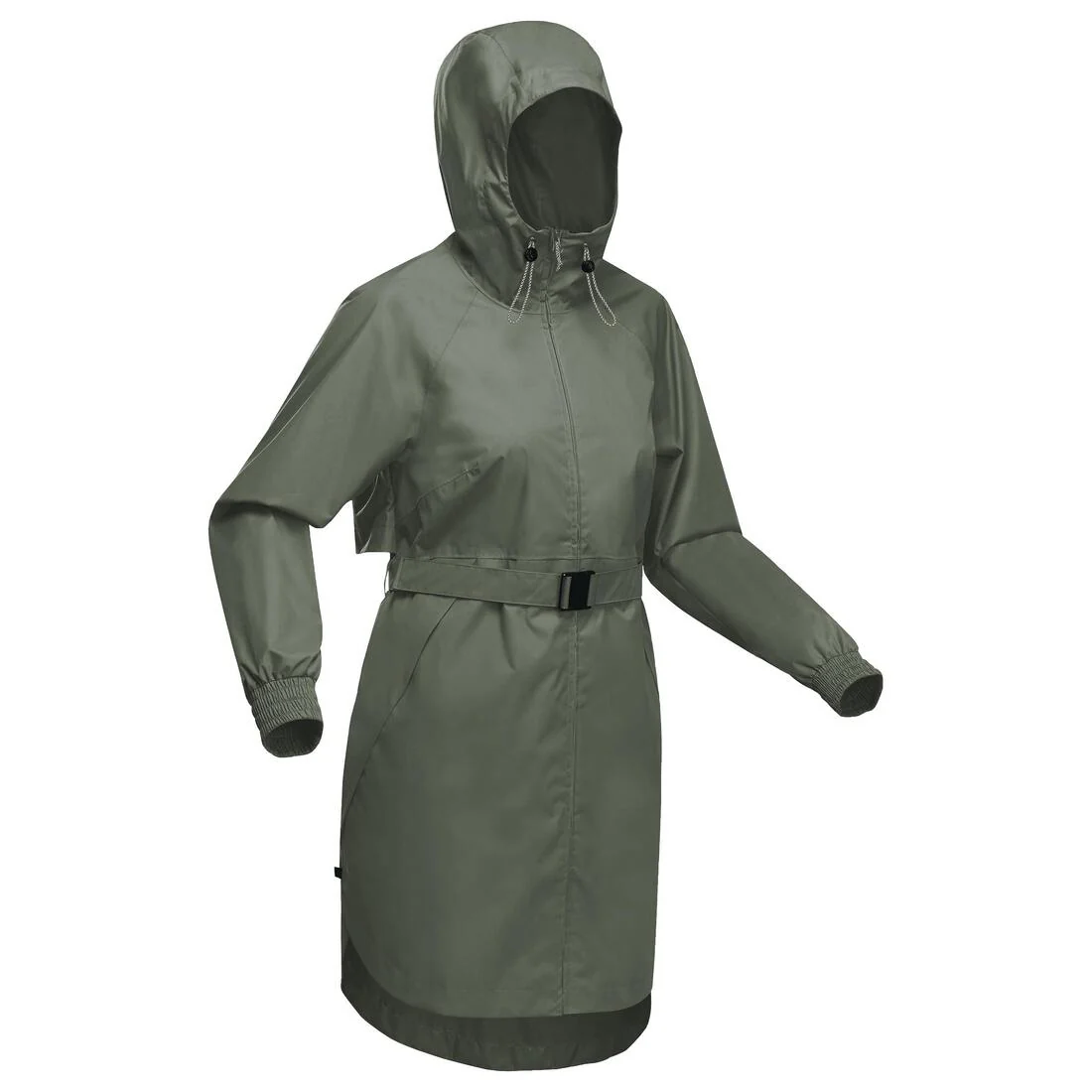 Women’s waterproof hiking jacket, Raincut Long - Image 2