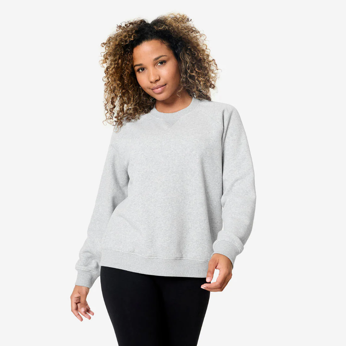 Women's Fitness Brushed Fleece Sweatshirt