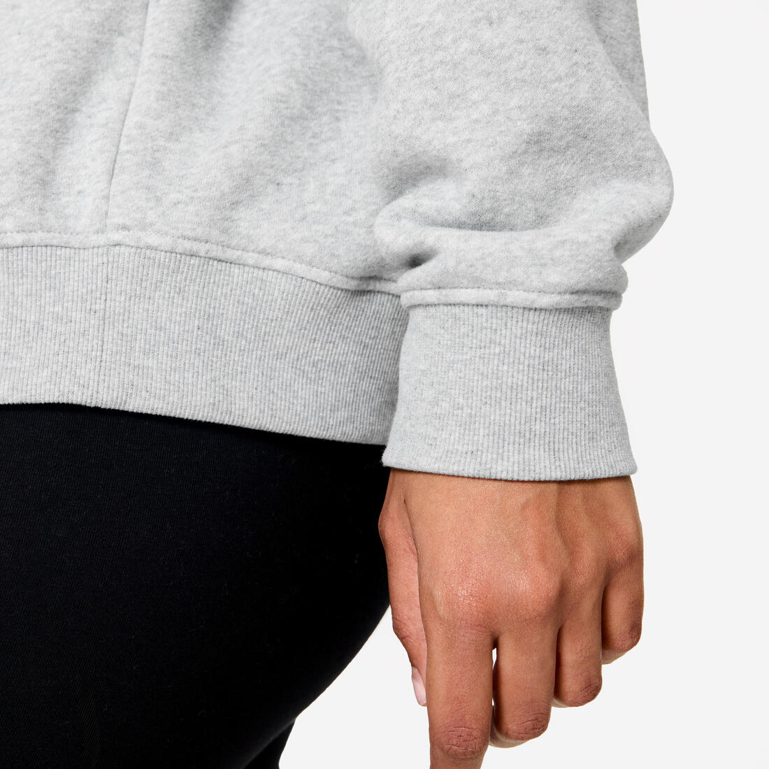 Women's Fitness Brushed Fleece Sweatshirt - Image 6