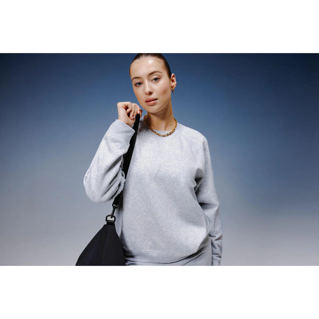 Women's Fitness Brushed Fleece Sweatshirt - Image 8