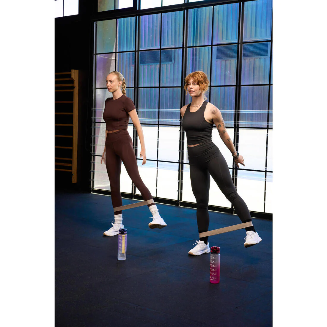 Women's High-Waisted Shaping Sport Leggings - Dark - Image 7