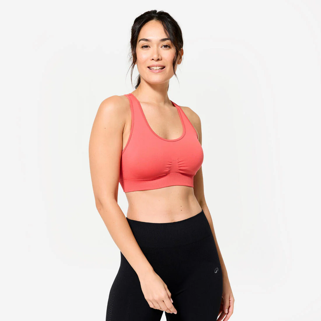 Women's Light Support Sports Bra with Cross-Over Straps - Image 3