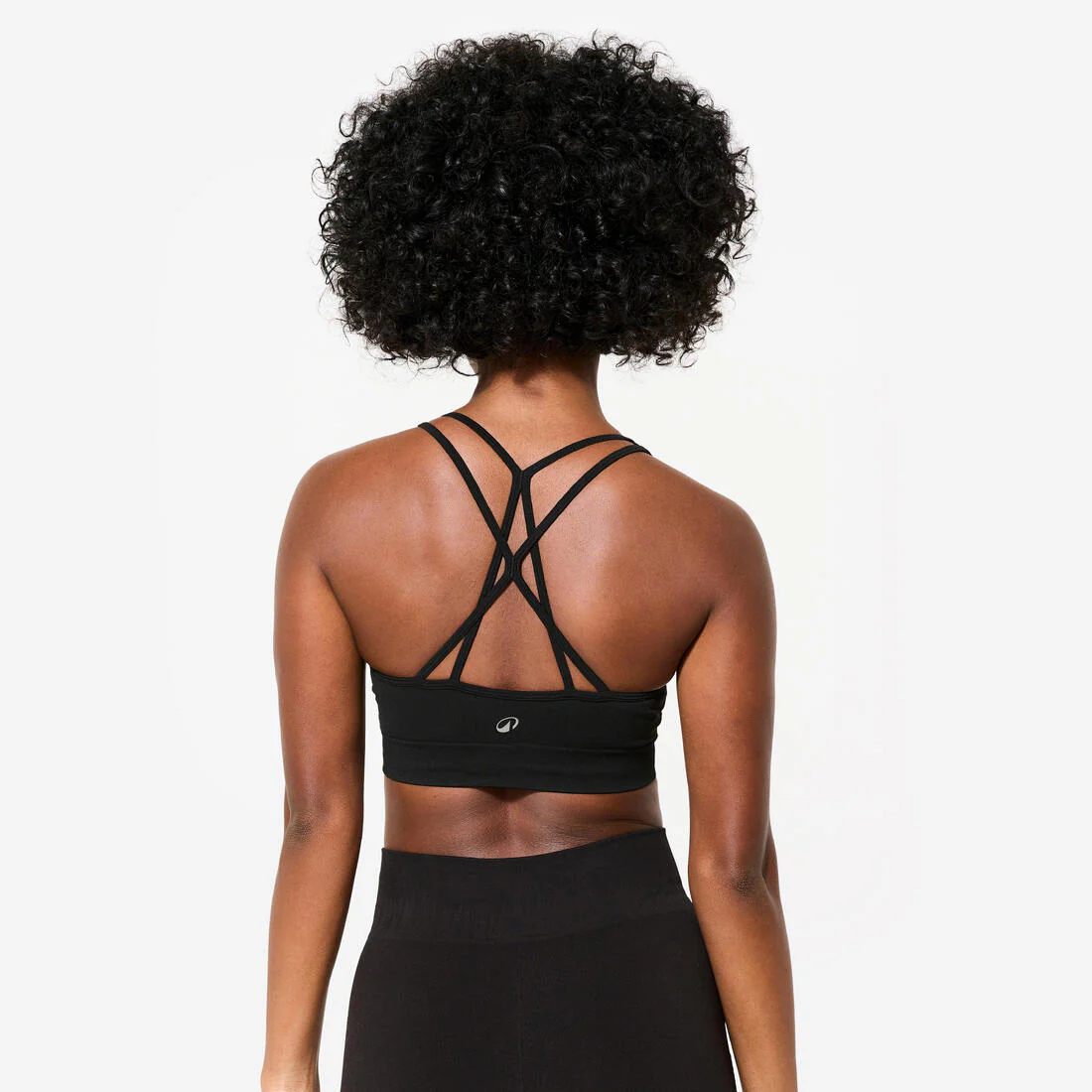 Women's Light Support Sports Bra with Cross-Over Straps - Image 7