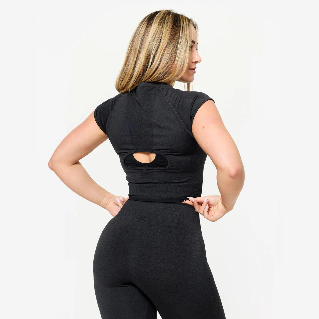 Women's Seamless Weight Training Crop Top - Image 5