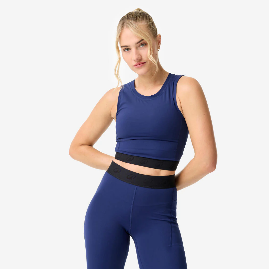 Women's Sports Crop Top with Elasticated Hem
