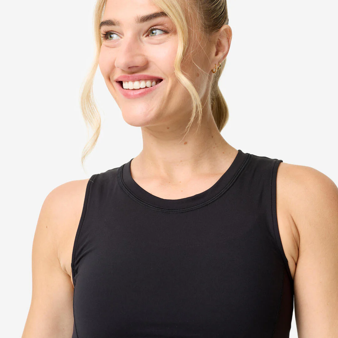 Women's Sports Crop Top with Elasticated Hem - Image 6
