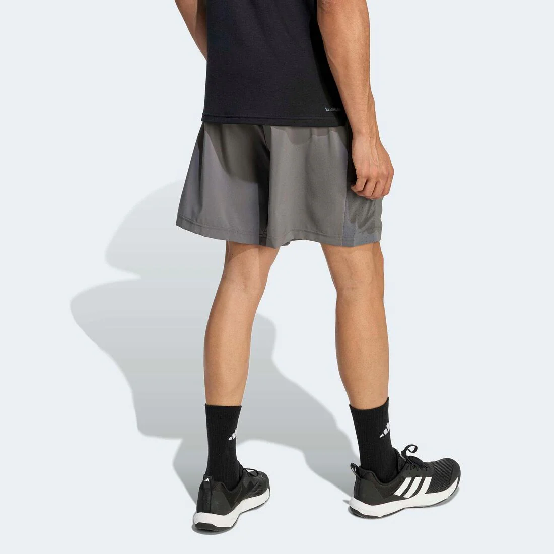 Workout Essentials Base Woven Short, Grey - Image 3