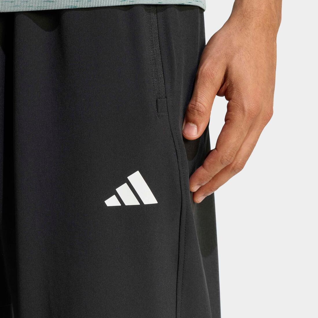 Workout Essentials Flex Woven 3/4 Pant, Black - Image 5