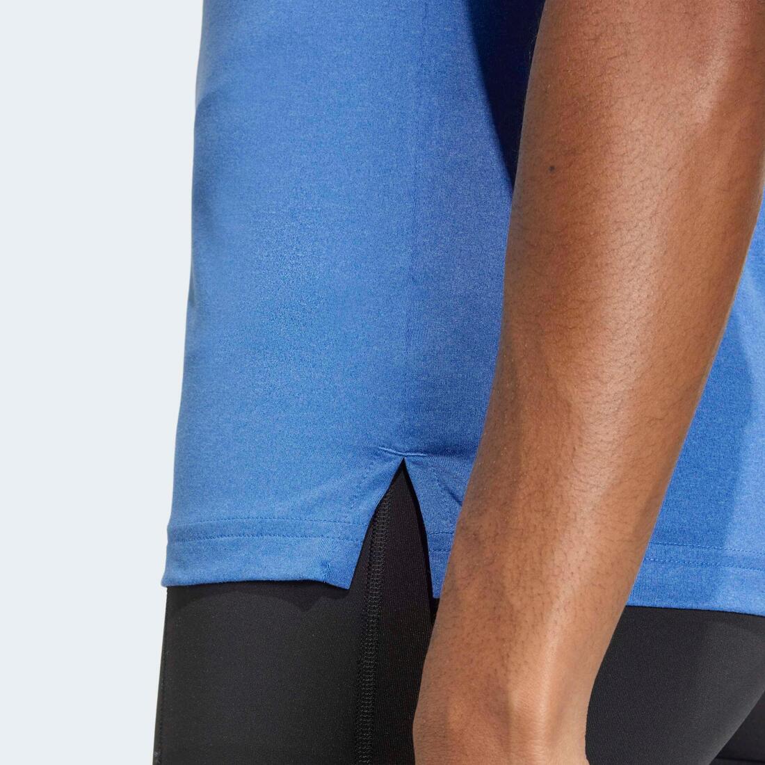 Workout Essentials V-Neck T-Shirt, Blue - Image 6