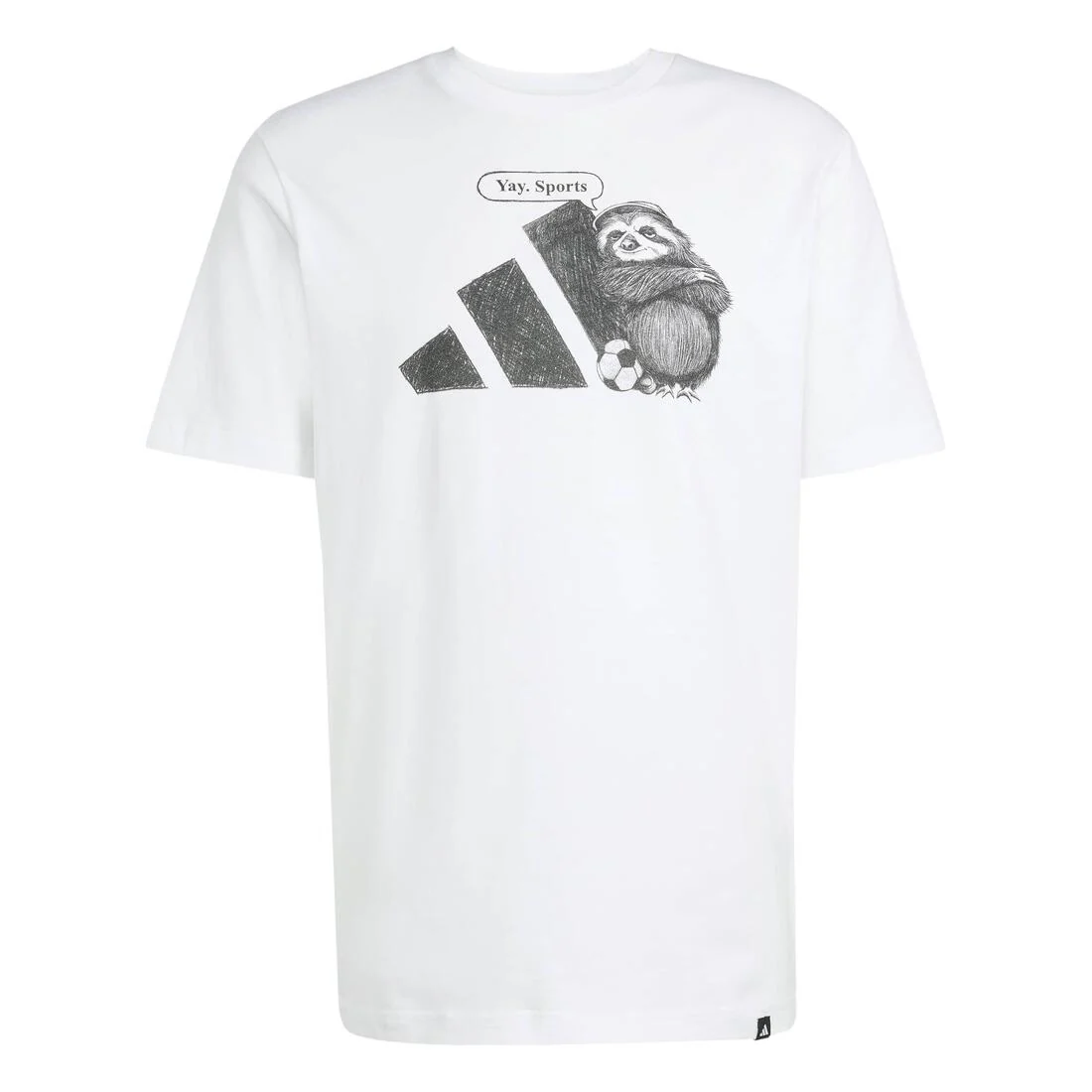 Yay Sports Graphic T-Shirt, White - Image 6