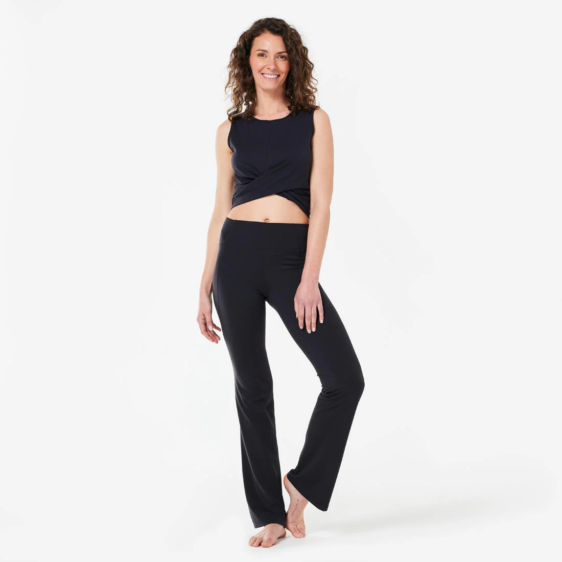 Yoga Crop Top Premium - Black - Image 2