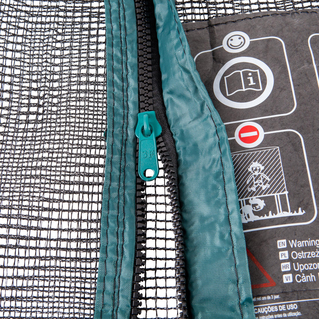 Zipped Protective Net Spare Part for Octagonal 300 Trampoline - Image 4