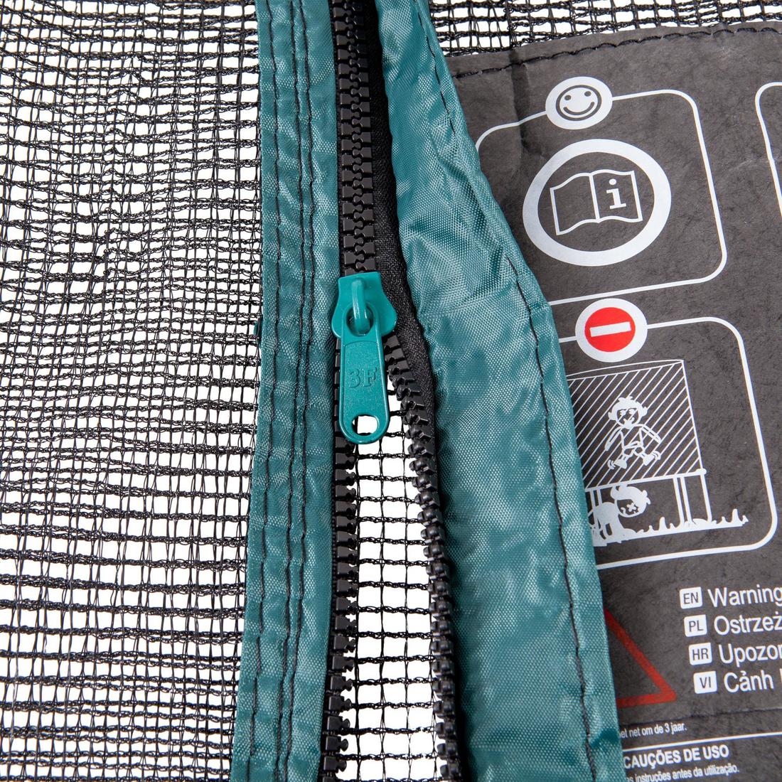 Zipped Safety Net Spare Part for Hexagonal 240 Trampoline - Image 4